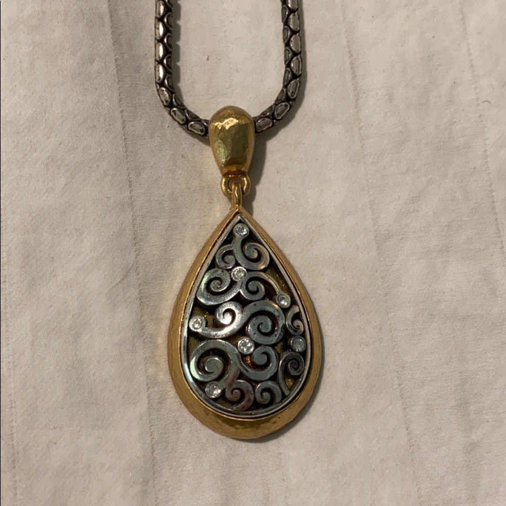 Brighton gold and silver necklace